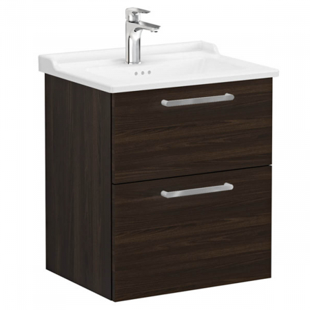 Unitate de baza lavoar baie, cu doua sertare 60cm walnut, cu classical lavoar / chiuveta baie | 68283 [0]