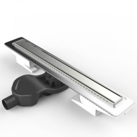 Canal / rigola de dus 100 030 elegant shine evacuare laterala h:80 | 59980218000 [0]