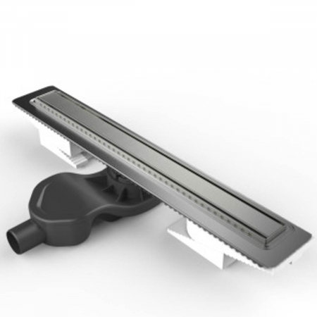 Canal / rigola de dus 100 050 elegant mat evacuare laterala h:80 | 59980224000 [0]