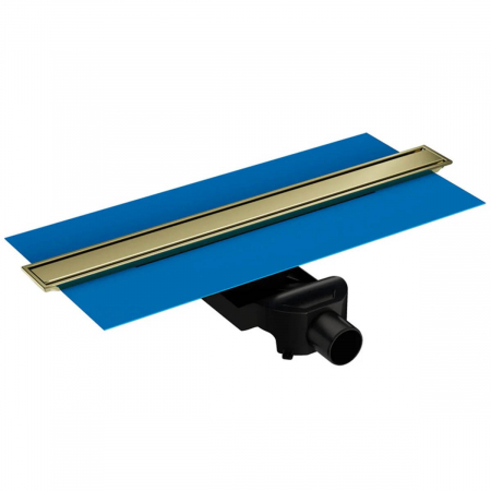 Zone de dus - Canal / rigola de dus 100 060 auriu inalt gloss evacuare laterala h:60 | 59980563000
