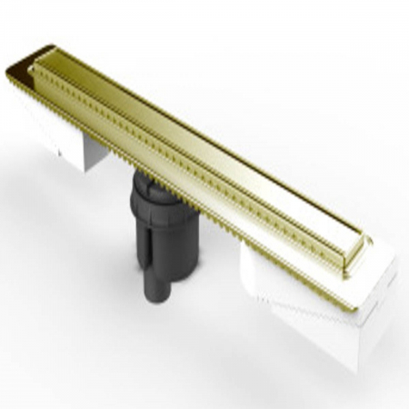 Zone de dus - Canal / rigola de dus 100 070 elegant auriu evacuare verticala s | 59980240000