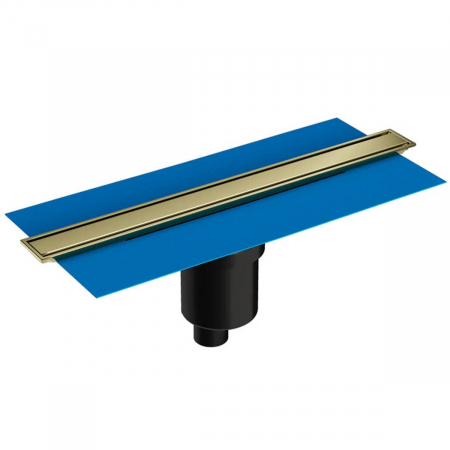 Canal / rigola de dus 100 080 auriu inalt gloss evacuare verticala s | 59980566000 [0]