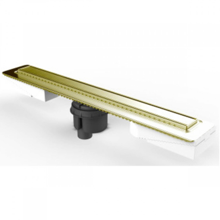 Zone de dus - Canal / rigola de dus 100 100 elegant auriu evacuare verticala s | 59980267000
