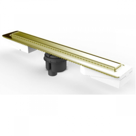 Zone de dus - Canal / rigola de dus 100 120 elegant auriu evacuare verticala s | 59980276000