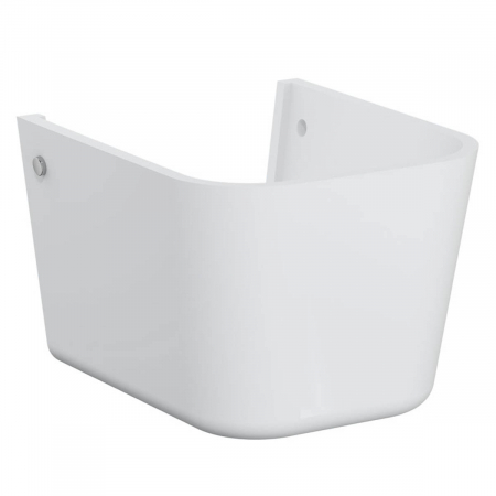 Lavoare baie pentru copii - Semipiedestal ceramic alb pentru lavoar copii – Colectia Sento Kids | 7354B003-0156