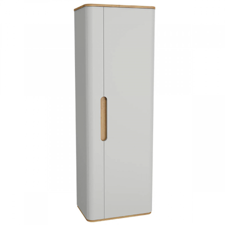 Mobilier de baie - cleaning equipments tall unit, 55cm, mat gri deschis, dreapta | 66009