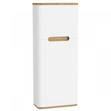 Mobilier de baie - compact tall unit, dreapta alb mat | 66154
