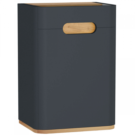 Mobilier de baie - mid unit, 40cm, fara legs, mat anthracite, dreapta | 60878