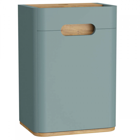 Mobilier de baie - mid unit, 40cm, fara legs, mat fjord green, stanga | 65898