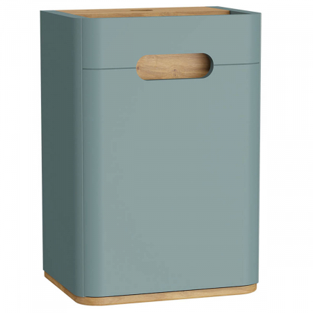 Mobilier de baie - mid unit, 40cm, fara legs, mat fjord green, dreapta | 65899