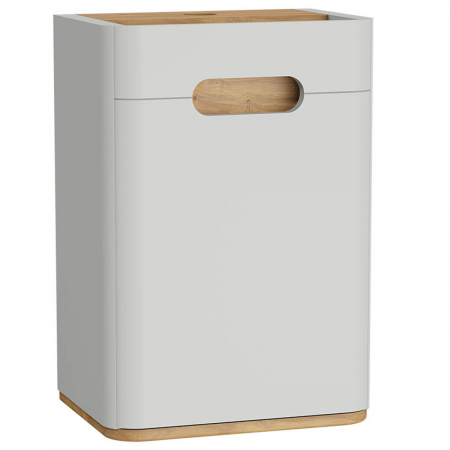 Mobilier de baie - mid unit, 40cm, fara legs, mat gri deschis, stanga | 66010