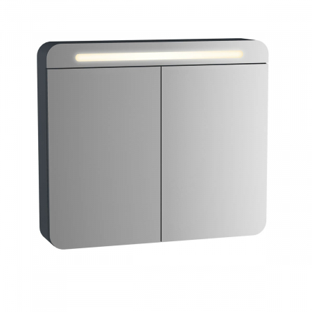 Mobilier de baie - mirror cabinet 80cm, mat anthracite | 61680