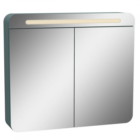 Mobilier de baie - mirror cabinet 80cm, mat fjord green | 65889