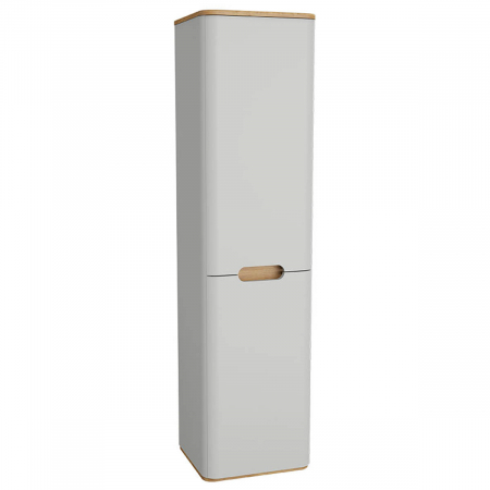 Mobilier de baie - tall unit, 40cm, fara legs, mat gri deschis, stanga | 66006
