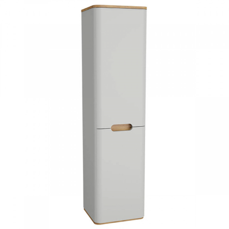 Mobilier de baie - tall unit, 40cm, fara legs, mat gri deschis, dreapta | 66007