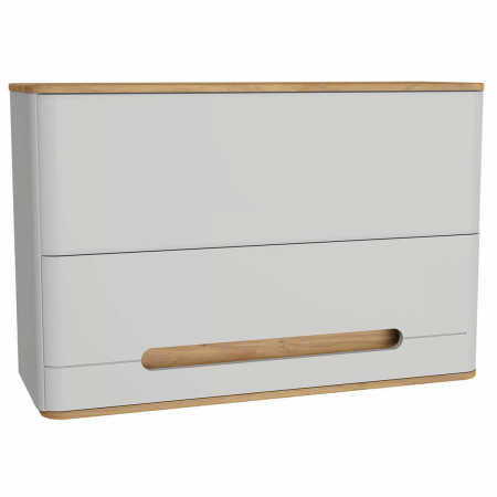 Mobilier de baie - upper cabinet, 105cm, mat gri deschis | 66019