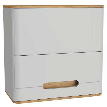 Mobilier de baie - upper cabinet, 70cm, mat gri deschis | 66018