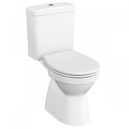 Vase WC clasice / monobloc - Vas WC compact cu spatele deschis, evacuare verticala | 5821L003-0075