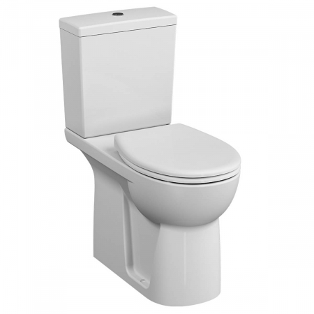 Vase WC clasice / monobloc - Vas WC compact spatele deschis, 75cm, cu iesire universala, alb | 5816B003-0087