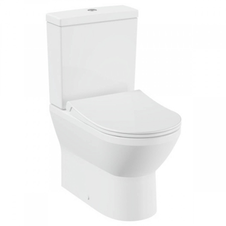 Vase WC clasice / monobloc - Vas WC lipit de perete, fara orificii laterale | 7132B003-0585