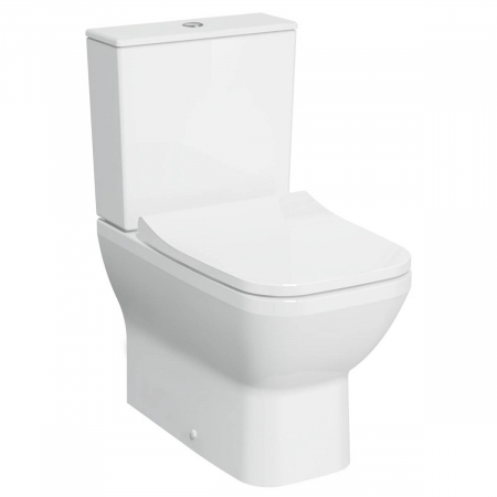 Vase WC clasice / monobloc - Vas WC rimless lipit de perete, 62cm, cu orificii laterale | 7086B003-0096