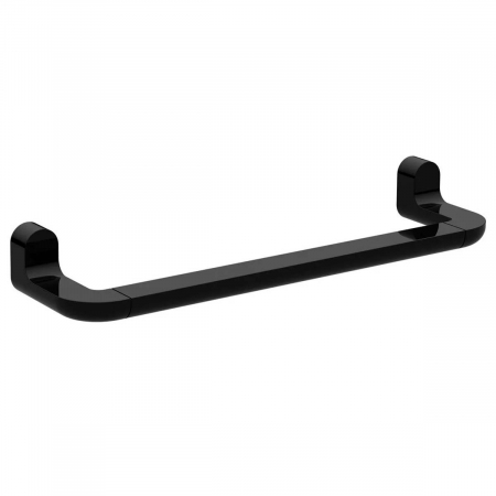 Suporturi prosoape de baie - Suport 350mm pentru prosop baie negru lucios | A4430439