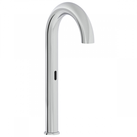 Baterii lavoar montare pe blat - Baterie inalta lavoar baie touchless cu senzor cu baterii intrare dubla de apa pentru lavoar tip bol | A42774