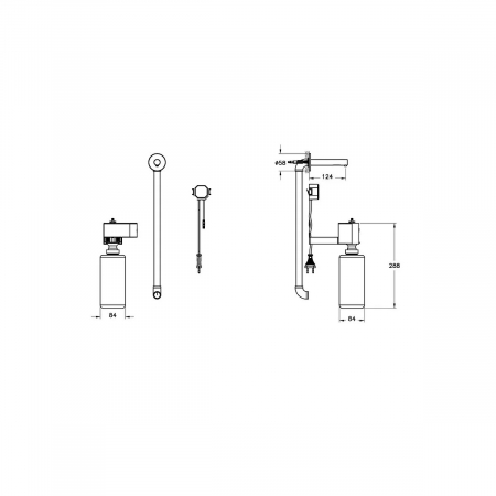 Dozator de sapun Touch Free, incastrata cu baterii | A4475936 [1]