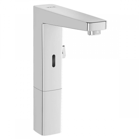 Baterii sanitare - Baterie lavoar baie touchless cu senzor pentru lavoar tip bol cu baterii | A47129EXP