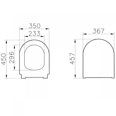 Universal slim & wrap capac WC forma rotunda (duroplast, inchidere lenta soft close, detasabil cu balamale metalice, fixare de sus, functie de eliberare rapida) | 131-003R009 [1]