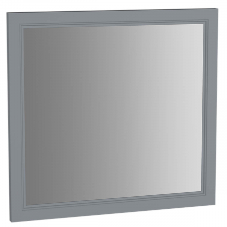 Mobilier de baie - Flat mirror 80cm, mat grey | 62217