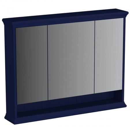 Mobilier de baie - Mirror cabinet 100cm, steel albastru | 65794