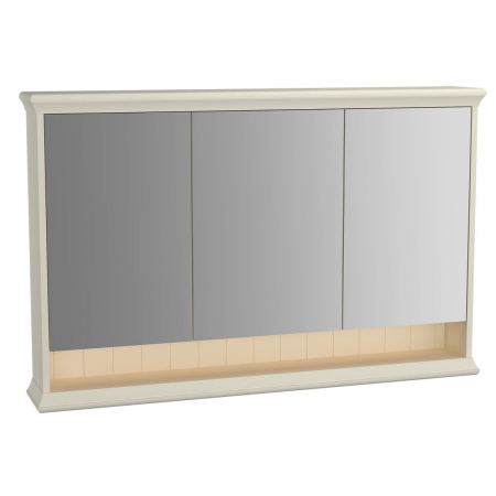 Mobilier de baie - Mirror cabinet 120 cm, mat ivory | 62239