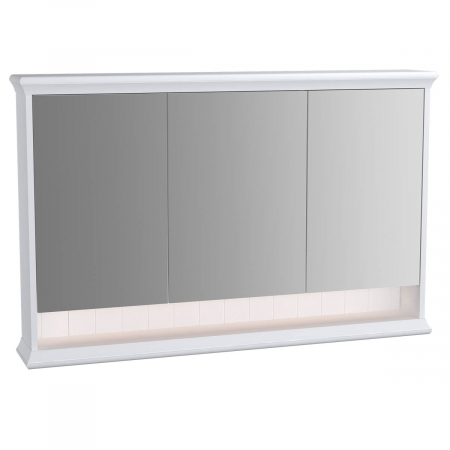 Mobilier de baie - Mirror cabinet 120 cm, alb mat | 62237