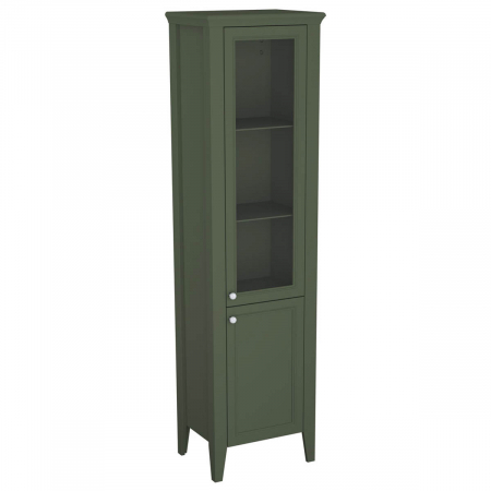 Mobilier de baie - Tall unit cu glass usa, 55cm, dreapta, retro green | 65809