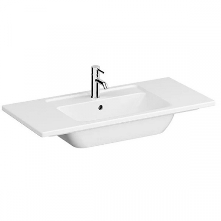 Lavoare - Lavoar / chiuveta baie tip vanity, cu orificiu baterie, orificiu preaplin 100cm | 7057B003-0001