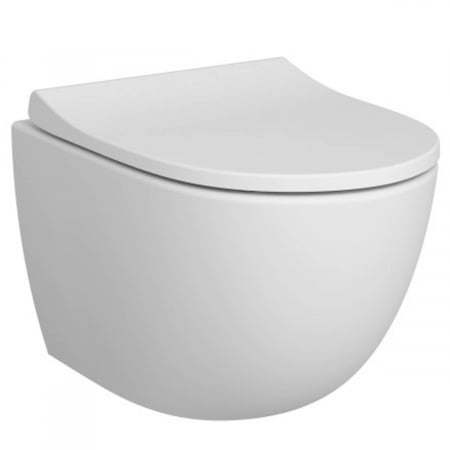 Vase de toaleta - Vas WC compact suspendat rimless alb mat, 50cm | 7747B001-0075