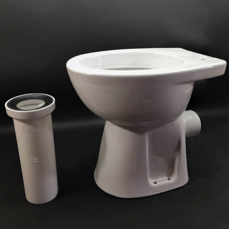 Vas WC pentru persoane cu nevoi speciale / handicap stativ spatele deschis, 48cm, inalt | 5814B003-0087 [2]