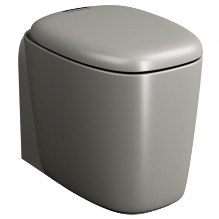 Vase de toaleta - Vas WC rimless stativ lipit de perete, 55cm, cu iesire universala | 7815B420-0075
