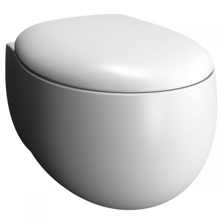 Vase de toaleta - Vas WC suspendat rimless 54cm, alb mat | 5885B401-0101