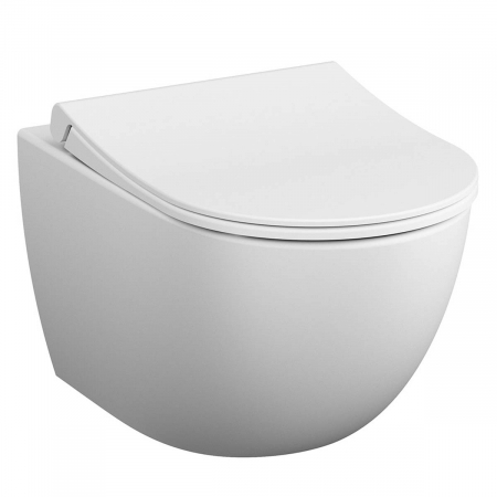 Vase de toaleta - Vas WC suspendat rimless 54cm, alb mat | 7748B001-0101
