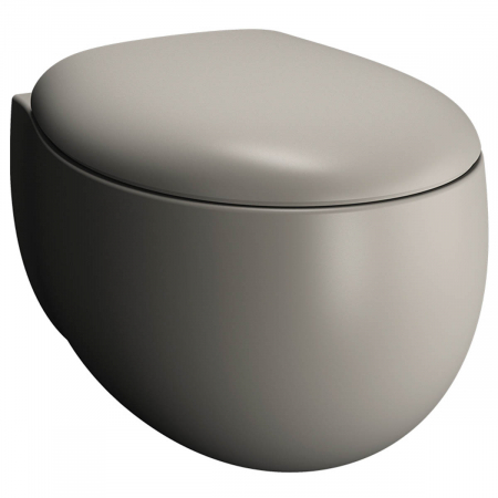 Vase de toaleta - Vas WC suspendat rimless 54cm, taupe mat | 5885B420-0101