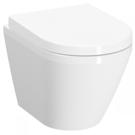Vase de toaleta - Vas WC suspendat rimless fixare ascunsa, 49, 5cm, compact | 7040B003-0075
