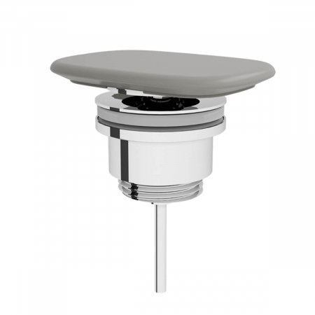 Ventil / capac scurgere ceramica dreptunghiular gri mat | 6370L076-1001