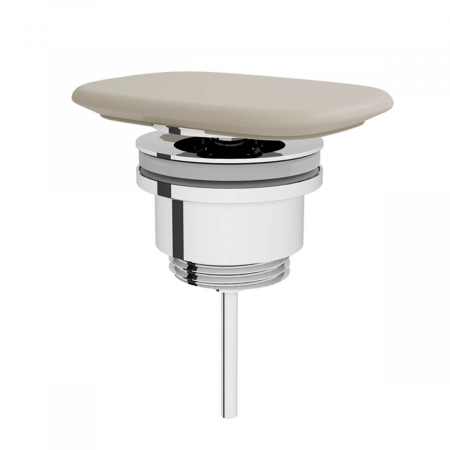 Produse in stoc - Ventil / capac scurgere ceramica dreptunghiular taupe mat | 6370L020-1001