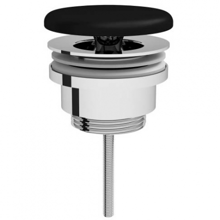 Ventil / capac scurgere din ceramica negru mat | 6392L483-0159