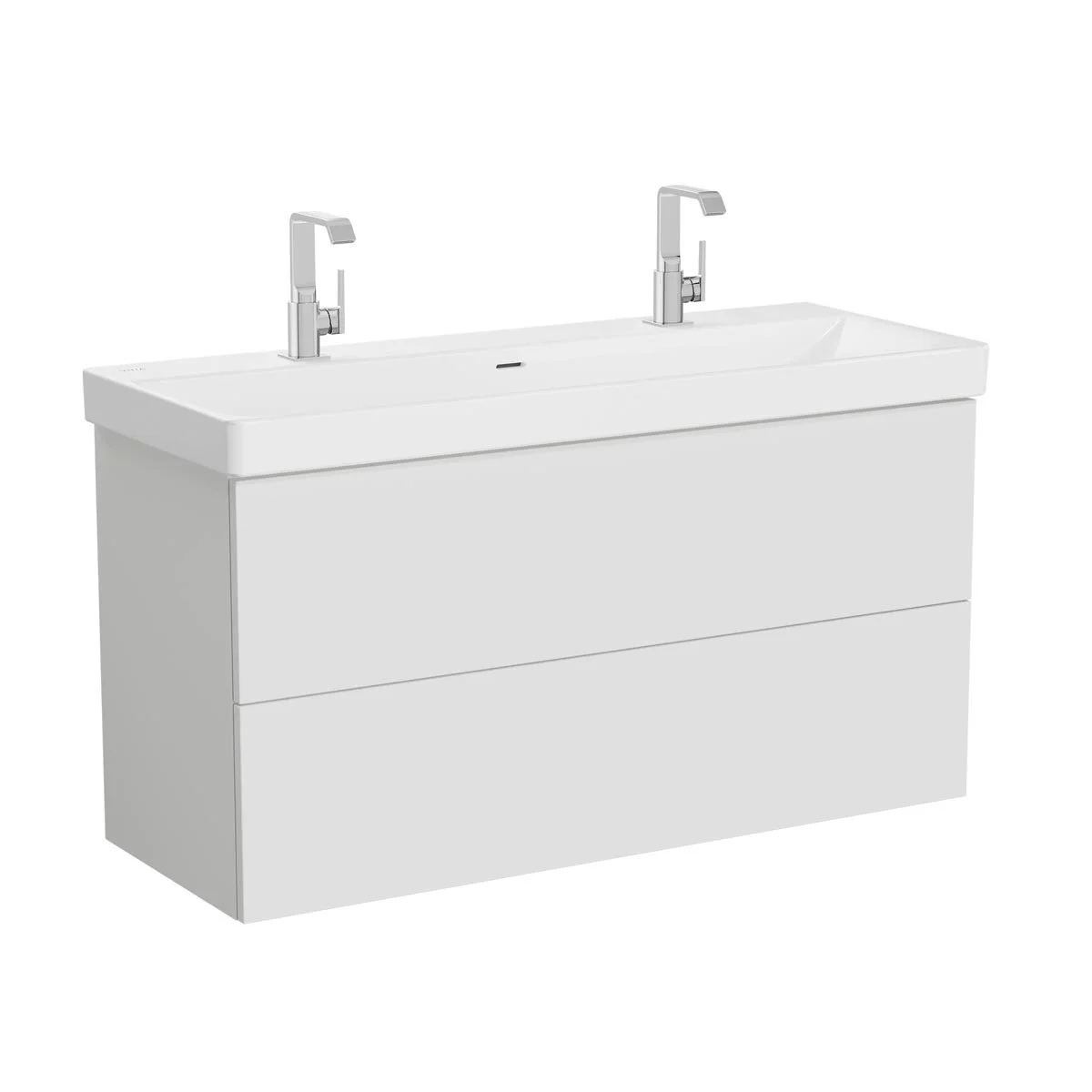 Mobilier de baie - Unitate de baza lavoar baie 120 cm, cu 2 drawers, cu standard lavoar / chiuveta baie | 67211