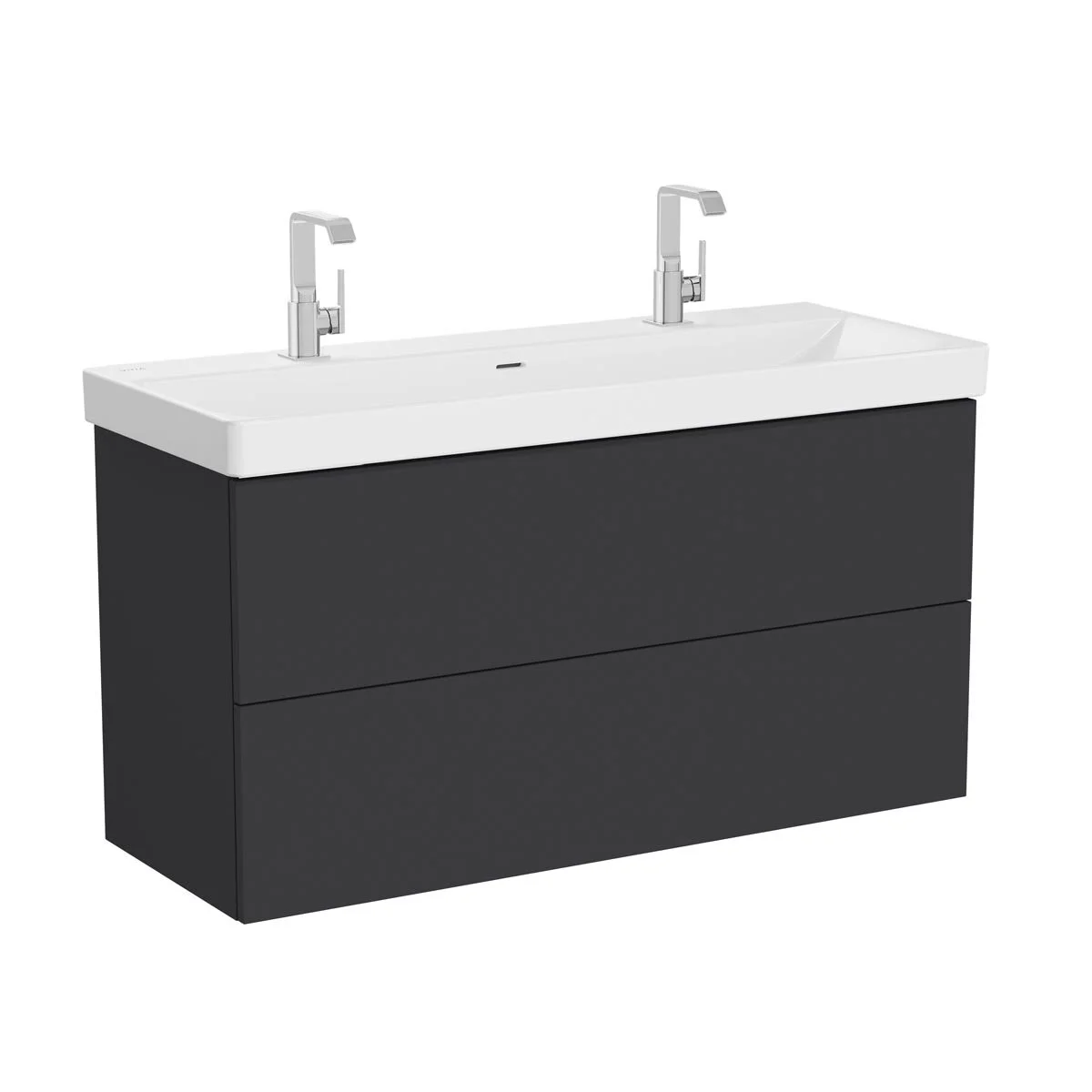 Mobilier de baie - Unitate de baza lavoar baie 120 cm, cu 2 drawers, cu standard lavoar / chiuveta baie | 67224