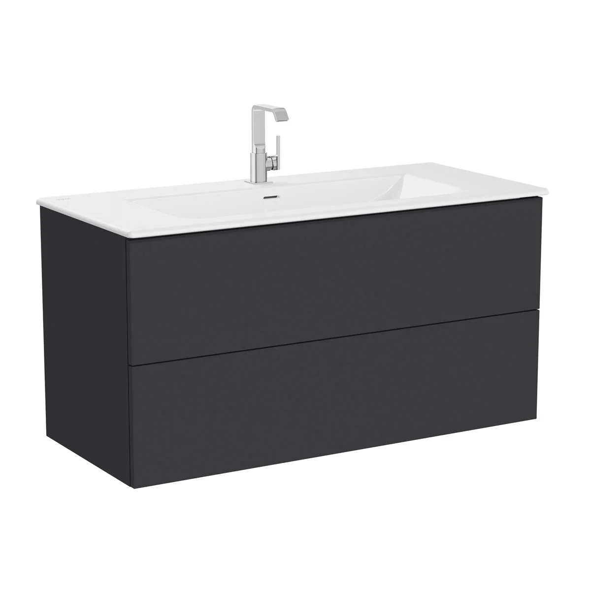 Mobilier de baie - Unitate de baza lavoar baie 120 cm, cu 2 drawers, cu Lavoar / chiuveta baie tip vanity | 67228