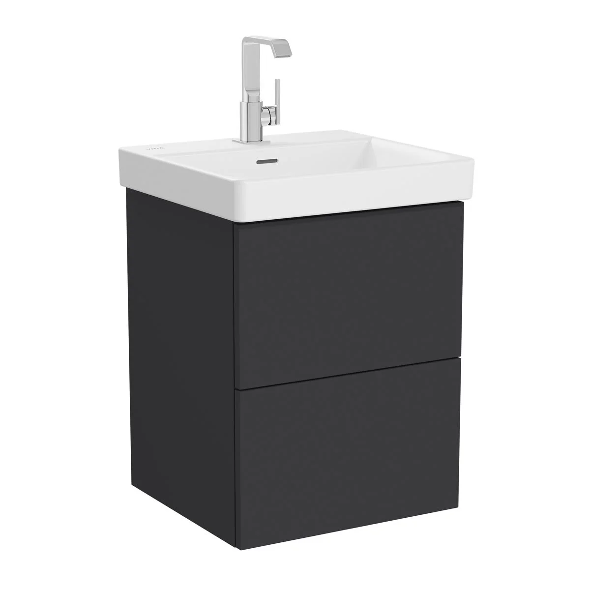 Mobilier de baie - Unitate de baza lavoar baie 50cm cu 2 drawers, cu standard lavoar / chiuveta baie | 67220